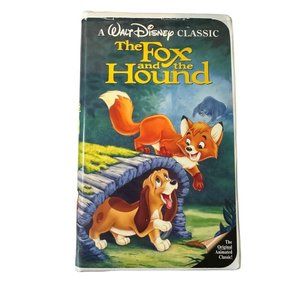 Disney The Fox and the Hound Black Diamond Rare Vintage 90s VHS